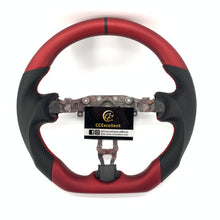 Load image into Gallery viewer, CCExcellent for Nissan note carbon fiber steering wheel with black perforated leather
