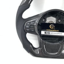 Load image into Gallery viewer, CCexcellent For Toyota Supra A90 carbon fiber steering wheel with perforated leather
