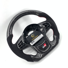 Load image into Gallery viewer, CCexcellent For Toyota Supra A90 carbon fiber steering wheel with gloss black forged carbon fiber with top&amp;bottom&amp;trim
