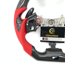 Load image into Gallery viewer, CCExcellent for Lexus F sport 2006-2013  carbon fiber steering wheel with carbon thumbgrips
