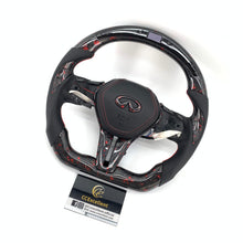 Load image into Gallery viewer, CCexcellent for Infiniti QX50 2018 2019 carbon fiber steering wheel with LED
