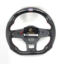 Load image into Gallery viewer, CCexcellent For 2015/2016/2017/2018/2019 Volkswagen MK7/MK7R/MK7GTI//GOLF MK7/GOLF7GIT carbonfiber steering wheel with perforated leather sides
