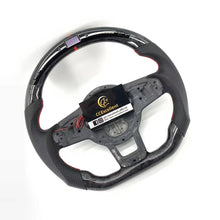 Load image into Gallery viewer, CCexcellent For 2015/2016/2017/2018/2019 Volkswagen MK7/MK7R/MK7GTI//GOLF MK7/GOLF7GIT carbonfiber steering wheel with perforated leather sides
