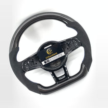 Load image into Gallery viewer, CCExcellent For 2015/2016/2017/218/2019 Volkswagen mk7/mk7R/MK7 GTI/GOLF MK7/GOLF 7 GTI carbon fiber steering wheel with alcantara sides
