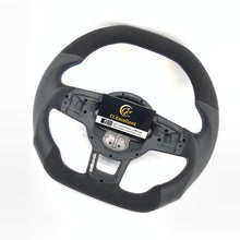 Load image into Gallery viewer, CCexcellent For 2015/2016/2017/2018/2019 Volkswagen MK7/MK7R/MK7GTI//GOLF MK7/GOLF 7GIT carbon fiber steering wheel with flat top，flat bottom
