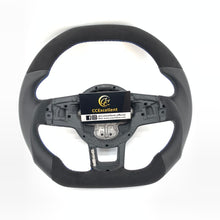 Load image into Gallery viewer, CCexcellent For 2015/2016/2017/2018/2019 Volkswagen MK7/MK7R/MK7GTI//GOLF MK7/GOLF 7GIT carbon fiber steering wheel with smooth leather sides
