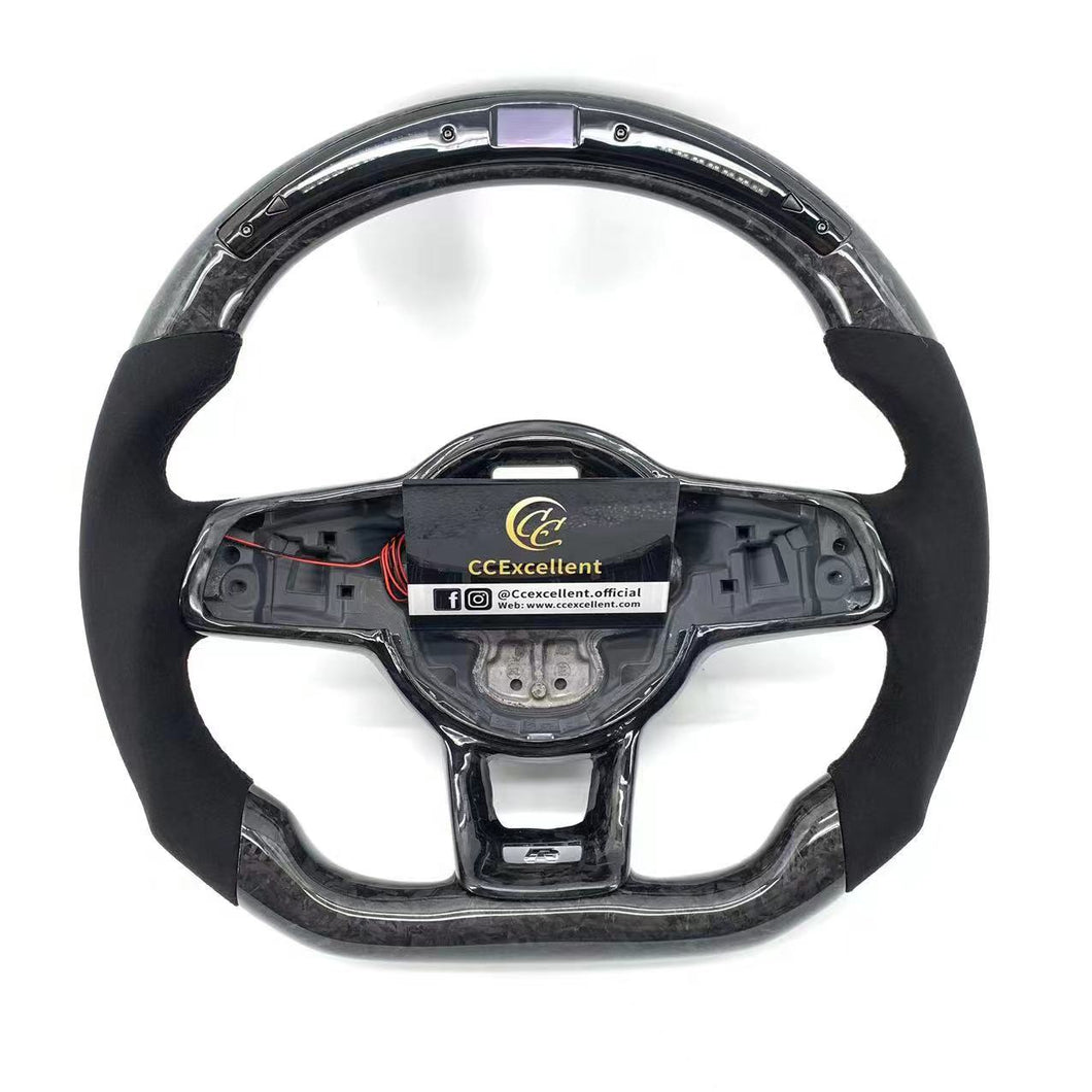 CCExcellent for Volkswagen mk7 2015-2019 carbon fiber steering wheel black forged carbon fiber