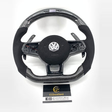 Load image into Gallery viewer, CCExcellent for Volkswagen mk7 2015-2019 carbon fiber steering wheel gloss carbon fiber
