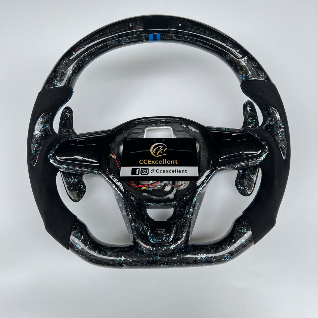 CCExcellent For Volkswagen VW Golf 8 MK8 GTI Golf GTE 2020-2021 carbon fiber steering wheel