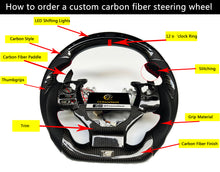 Load image into Gallery viewer, Custom CCexcellent -carbon fiber steering wheel  for 2012 2013 2014 2015 Toyota 86 carbon fiber steering wheel
