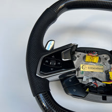 Load image into Gallery viewer, Ccexcellent For Corvette C8 Carbon Fiber Steering Wheel Flat Bottom
