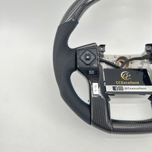 Load image into Gallery viewer, CCExcellent for Toyota Tundra  2018-2020 carbon fiber steering wheel blue stitching
