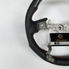 Load image into Gallery viewer, CCExcellent for Toyota Tundra  2014-2020 carbon fiber steering wheel red stitching&amp;stripe
