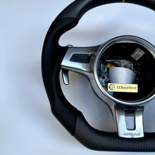 Load image into Gallery viewer, CCexcellent For Porsche All Boxster models - 2013 2014 2015 2016 carbon fiber steering wheel
