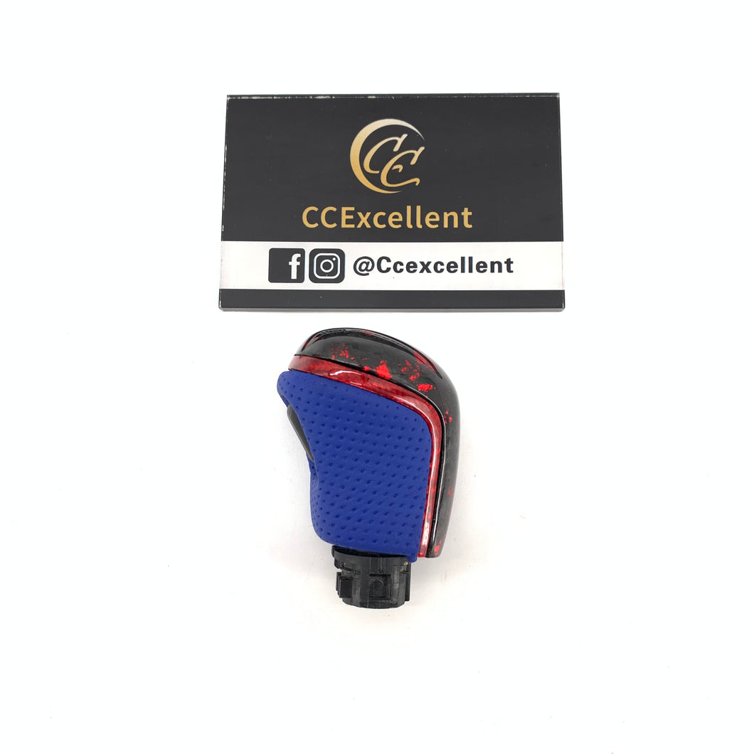 CCexcellent For  Toyota Camry 2018/2019/2020/2021/2022 red flake forged carbon fiber with Gear Knob