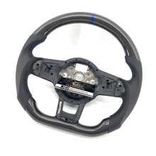 Load image into Gallery viewer, CCExcellent for Volkswagen mk7 2015-2019 carbon fiber steering wheel blue stripe
