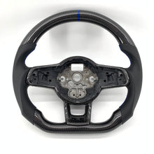 Load image into Gallery viewer, CCExcellent for Volkswagen mk7 2015-2019 carbon fiber steering wheel blue stripe
