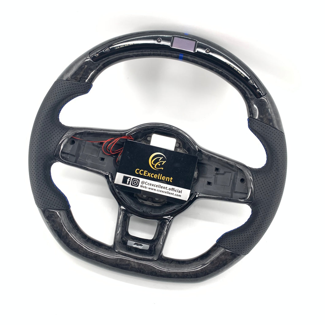 CCExcellent for Volkswagen mk7 2015-2019 carbon fiber steering wheel JP LED