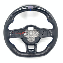 Load image into Gallery viewer, CCExcellent for Volkswagen mk7 2015-2019 carbon fiber steering wheel black gloss forged carbon fiber
