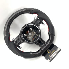 Load image into Gallery viewer, CCexcellent  For Porsche Cayman models  2013 2014 2015 2016 carbon fiber steering wheel
