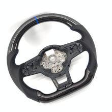 Load image into Gallery viewer, CCExcellent for Volkswagen mk7 2015-2019 carbon fiber steering wheel blue stitching
