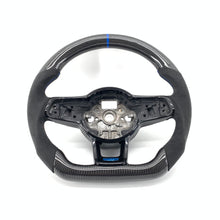 Load image into Gallery viewer, CCExcellent for Volkswagen mk7 2015-2019 carbon fiber steering wheel blue stitching
