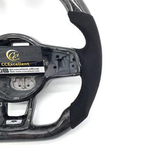 Load image into Gallery viewer, CCExcellent for Volkswagen mk7 2015-2019 carbon fiber steering wheel black alcantara
