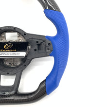 Load image into Gallery viewer, CCExcellent for Volkswagen mk7 2015-2019 carbon fiber steering wheel blue stripe
