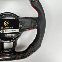 Load image into Gallery viewer, CCExcellent for Volkswagen MK7 2015-2019 carbon fiber steering wheel red stripe
