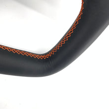 Load image into Gallery viewer, CCExcellent for tesla model3 2017-2020 carbon fiber steering wheel Orange stitching
