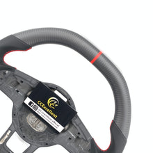 Load image into Gallery viewer, CCExcellent for Volkswagen mk7 2015-2019 carbon fiber steering wheel red stitching
