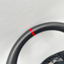 Load image into Gallery viewer, CCExcellent for tesla model s/x 2012-2021 carbon fiber steering wheel red stripe
