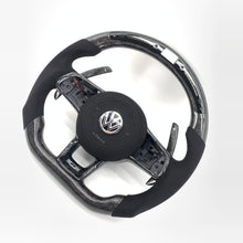 Load image into Gallery viewer, CCExcellent for Volkswagen mk7 2015-2019 carbon fiber steering wheel black forged carbon fiber trims
