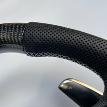 Load image into Gallery viewer, Ccexcellent For Corvette C8 Carbon Fiber Steering Wheel Flat Bottom
