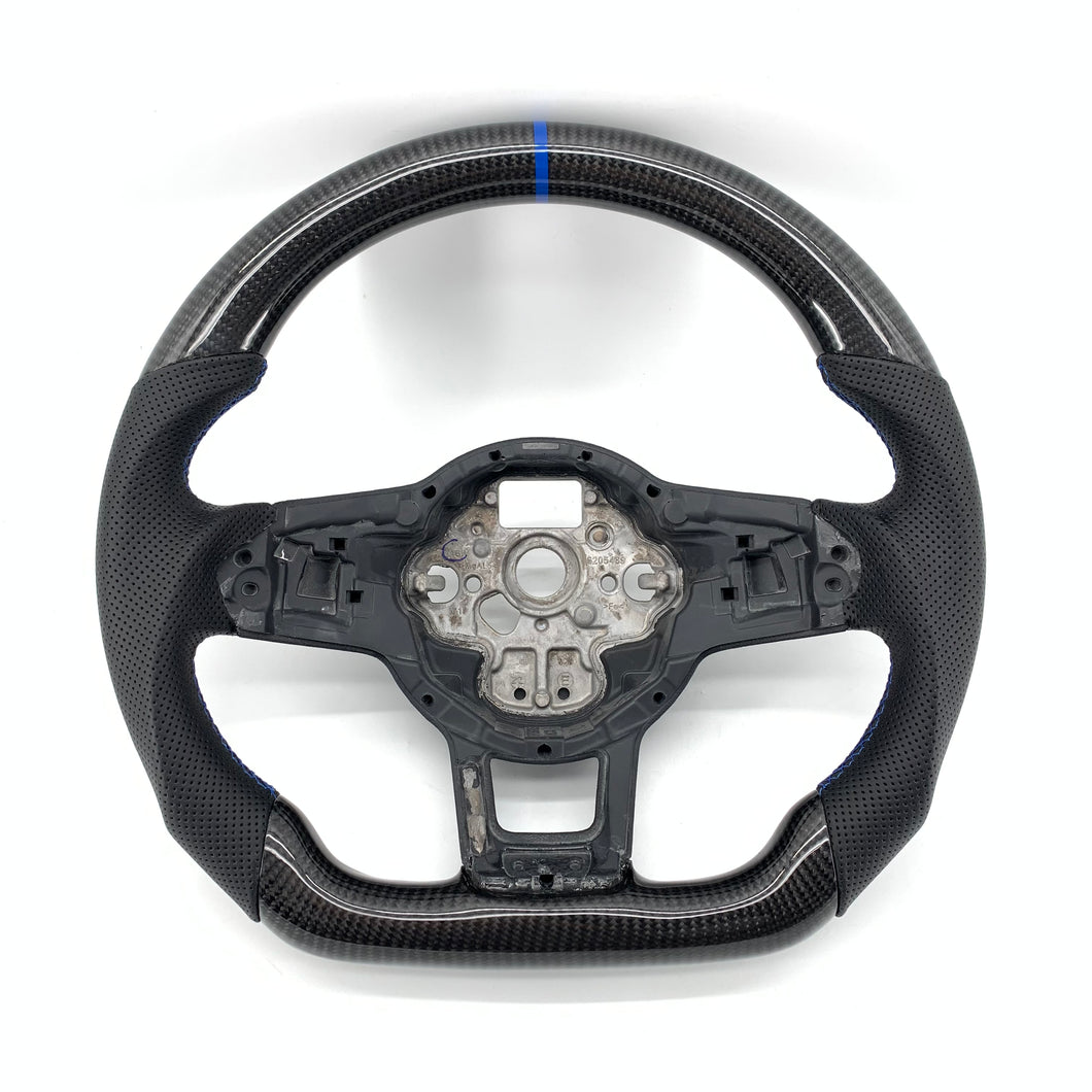 CCExcellent for Volkswagen mk7 2015-2019 carbon fiber steering wheel gloss carbon fiber