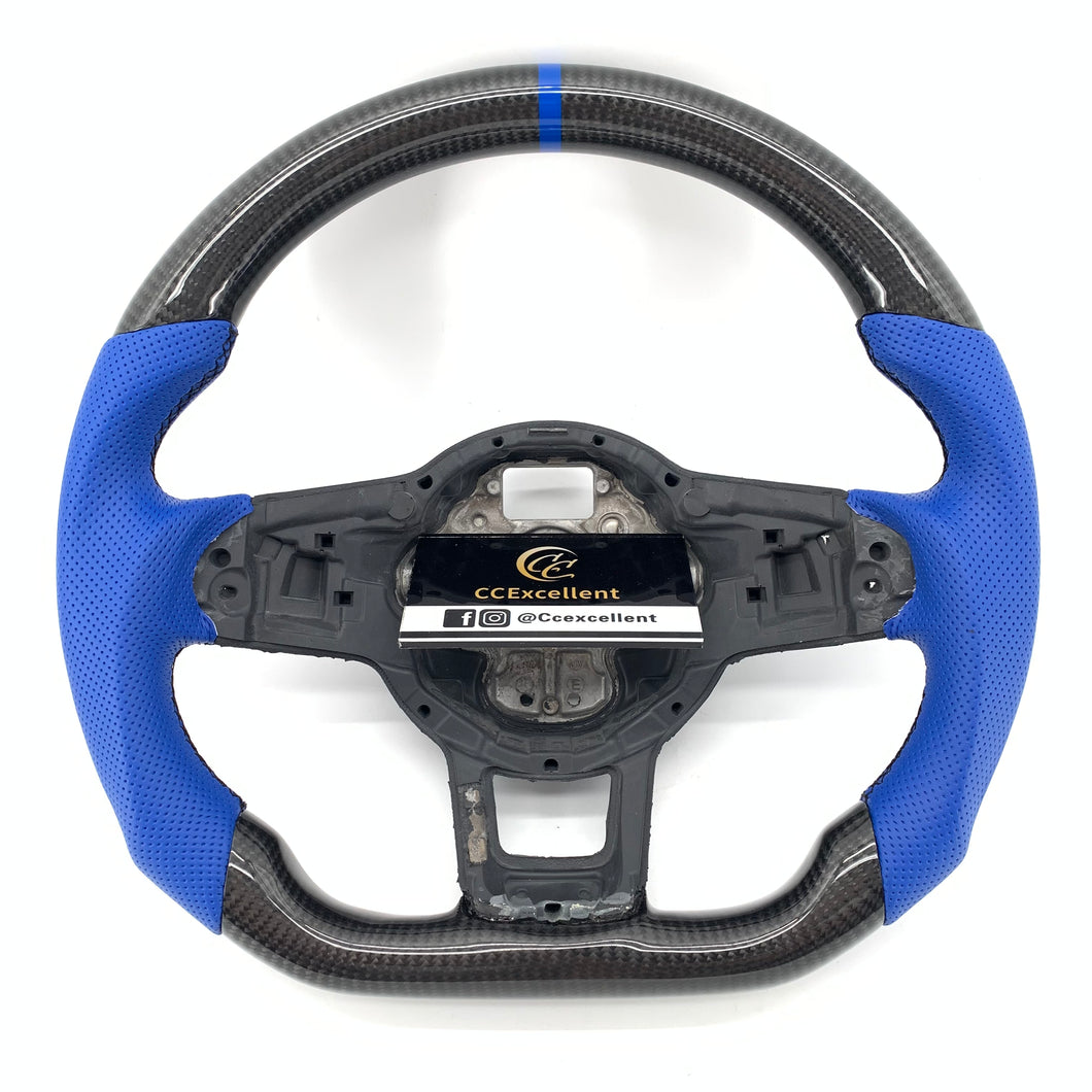 CCExcellent for Volkswagen mk7 2015-2019 carbon fiber steering wheel black carbon fiber