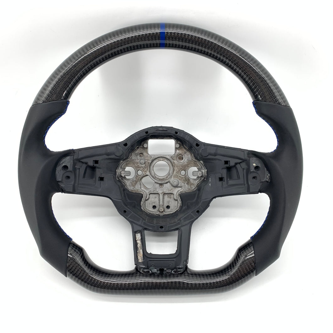 CCExcellent for Volkswagen mk7 2015-2019 carbon fiber steering wheel black carbon fiber