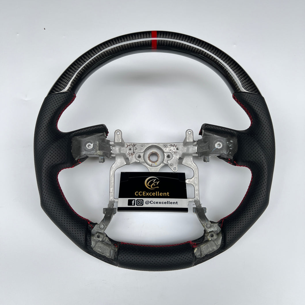 CCExcellent for Toyota Tundra  2014-2020 carbon fiber steering wheel black gloss carbon fiber