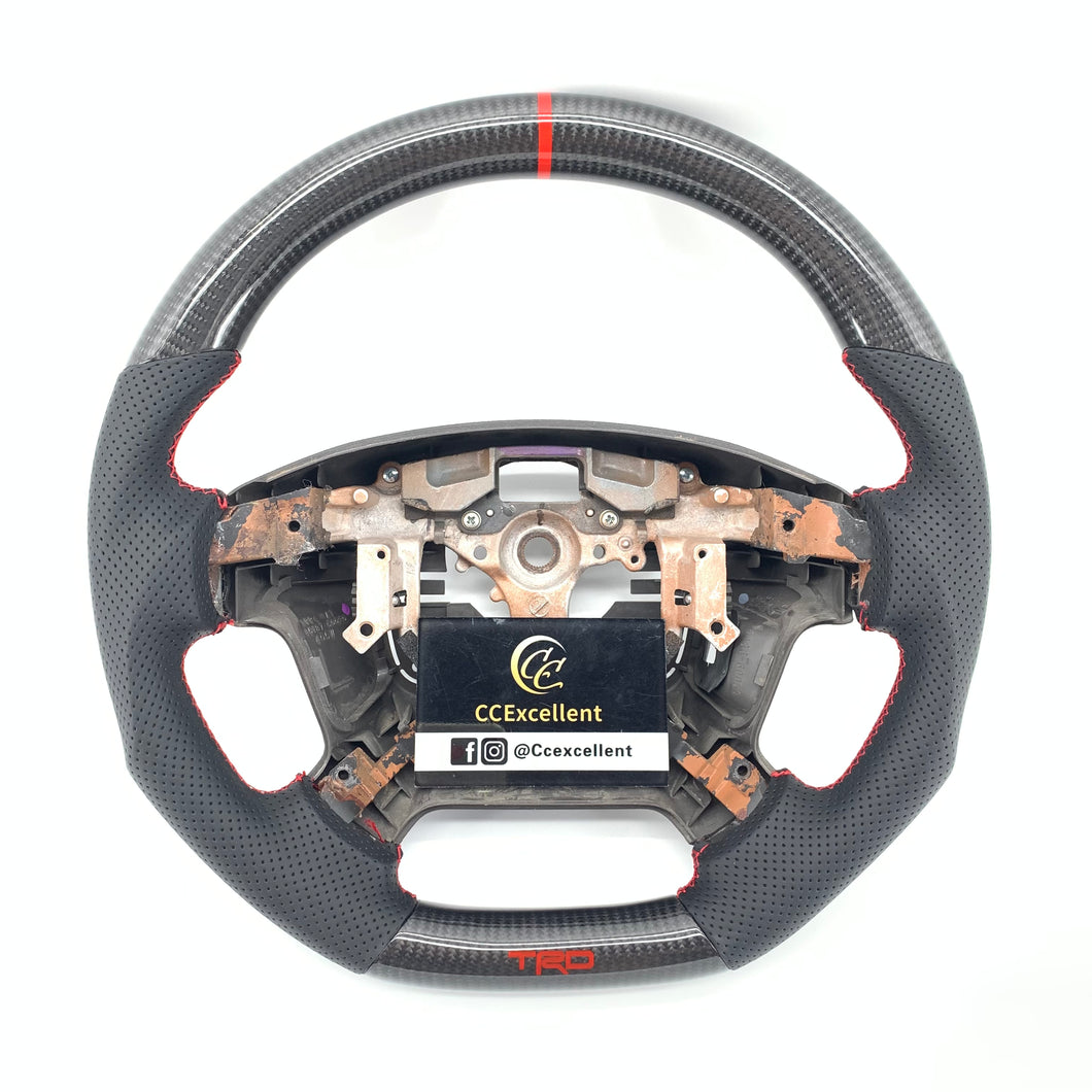 CCExcellent for Toyota Tundra  2007-2013 carbon fiber steering wheel gloss carbon fiber