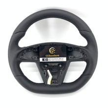 Load image into Gallery viewer, CCExcellent for tesla model S 2022+ carbon fiber steering wheel black smooth leather
