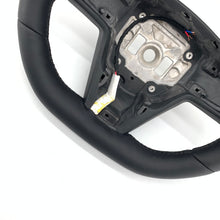 Load image into Gallery viewer, CCExcellent for tesla model s 2022+ carbon fiber steering wheel black smooth leather
