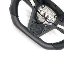 Load image into Gallery viewer, CCExcellent for tesla model s 2022+ carbon fiber steering wheel black matte carbon fiber
