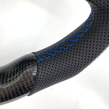 Load image into Gallery viewer, CCExcellent for Volkswagen mk7 2015-2019 carbon fiber steering wheel blue stitching
