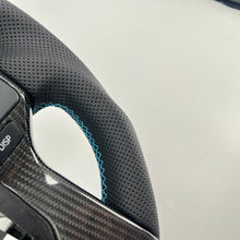 Load image into Gallery viewer, CCExcellent for Toyota Tundra  2018-2020 carbon fiber steering wheel blue stitching
