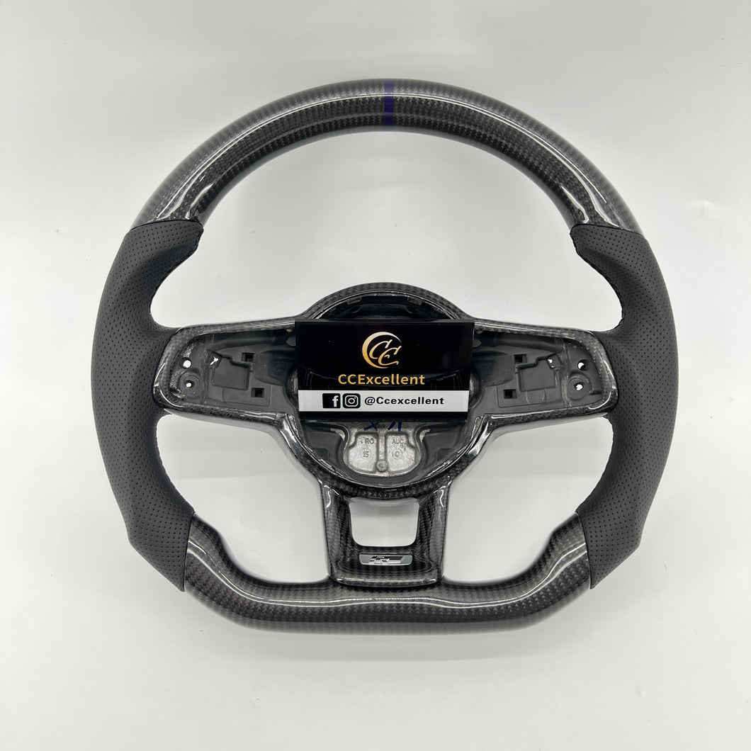 CCExcellent For Volkswagen VW Golf 7 GTI / MK7 / Polo GTI Scirocco 2015 2016 carbon fiber steering wheel 27