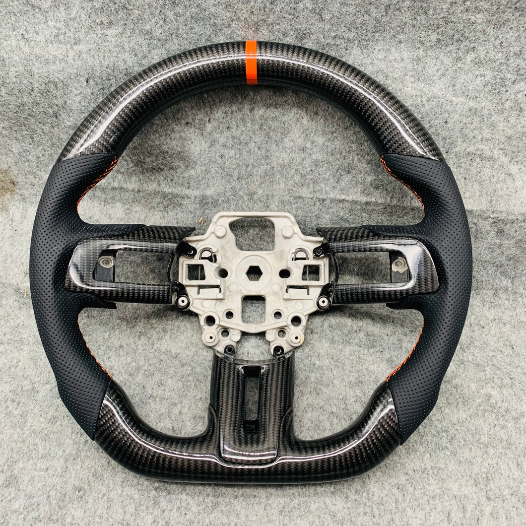 CCExcellent For Ford Mustang/ Shelby GT350R Genuine 2018-2022 carbon fiber steering wheel