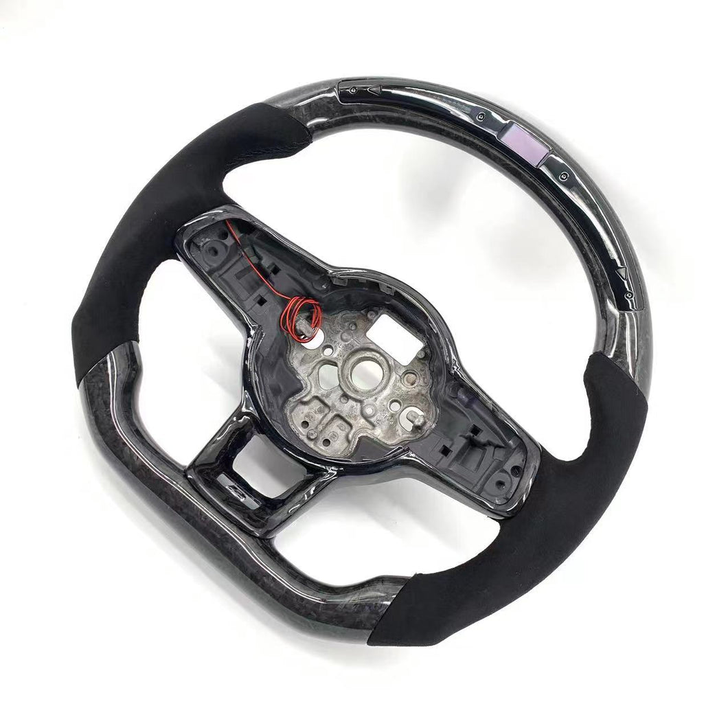 CCExcellent for Volkswagen mk7 2015-2019 carbon fiber steering wheel black alcantara