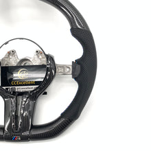 Load image into Gallery viewer, Ccexcellent-BMW F series M1 M2 F87 M3 F80 M4 F82 F83  carbon fiber steering wheel with trim cover
