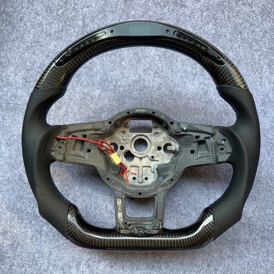 CCExcellent For Volkswagen VW Golf 7 GTI / MK7 / Polo GTI Scirocco 2015 2016 carbon fiber steering wheel 9