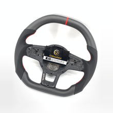 Load image into Gallery viewer, CCExcellent for Volkswagen mk7 2015-2019 carbon fiber steering wheel black smooth leather
